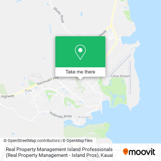 Real Property Management Island Professionals map