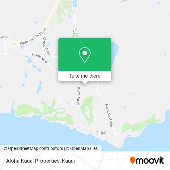 Mapa de Aloha Kauai Properties