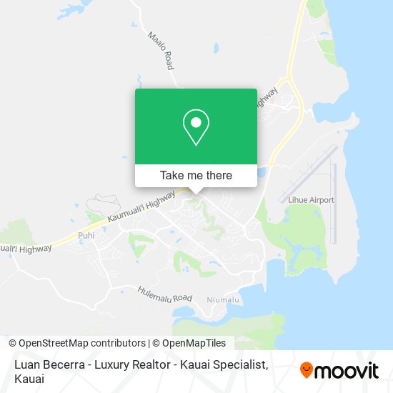 Mapa de Luan Becerra - Luxury Realtor - Kauai Specialist