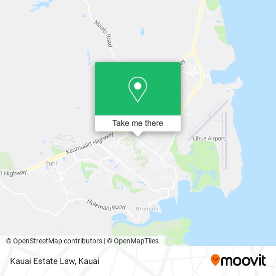 Mapa de Kauai Estate Law