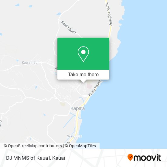 Mapa de DJ MNMS of Kaua'I