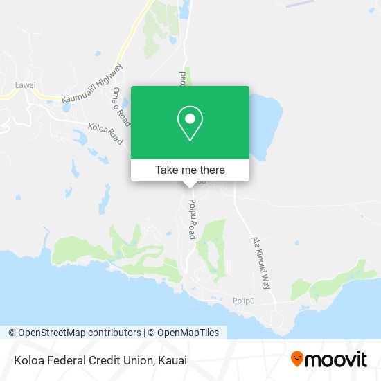 Mapa de Koloa Federal Credit Union