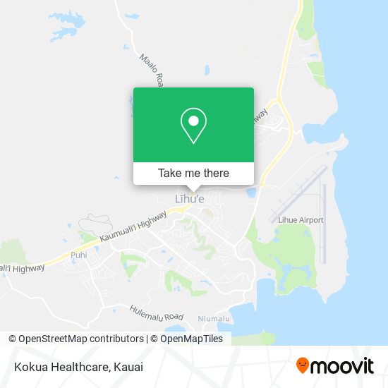 Kokua Healthcare map