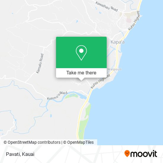 Mapa de Pavati