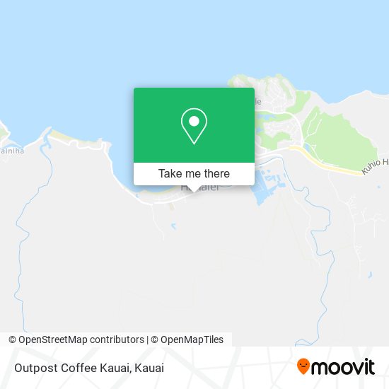 Outpost Coffee Kauai map