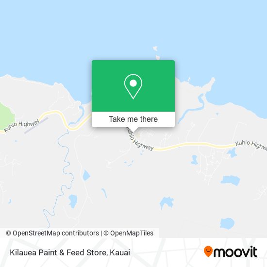 Mapa de Kilauea Paint & Feed Store