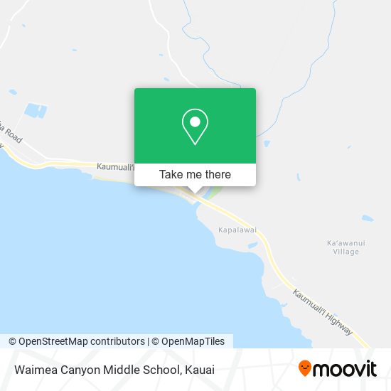 Waimea Canyon Middle School map