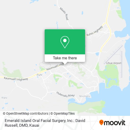 Emerald Island Oral Facial Surgery, Inc.: David Russell, DMD map