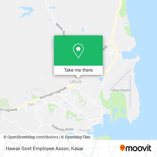 Hawaii Govt Employee Assoc map