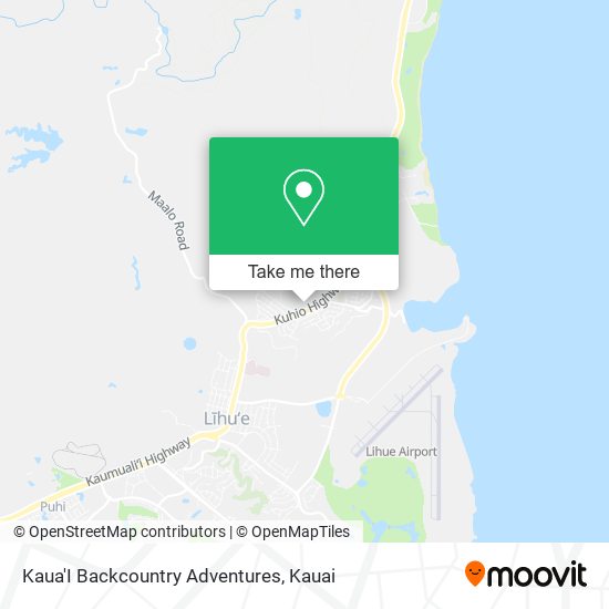 Kaua'I Backcountry Adventures map