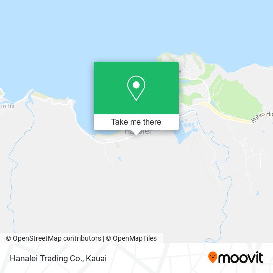 Hanalei Trading Co. map