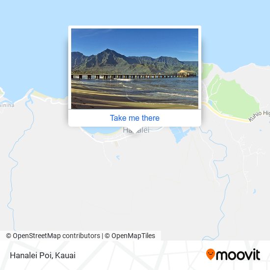 Mapa de Hanalei Poi