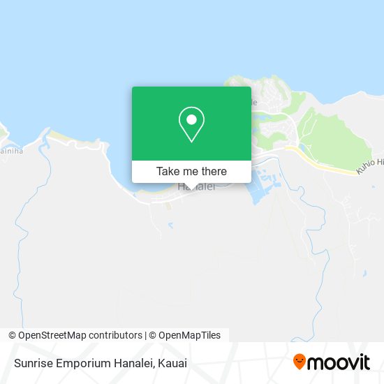 Mapa de Sunrise Emporium Hanalei