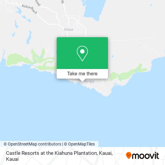 Mapa de Castle Resorts at the Kiahuna Plantation, Kauai