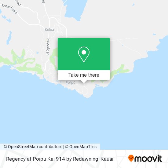 Regency at Poipu Kai 914 by Redawning map