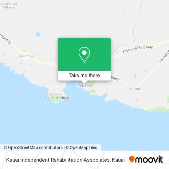 Kauai Independent Rehabilitation Associates map