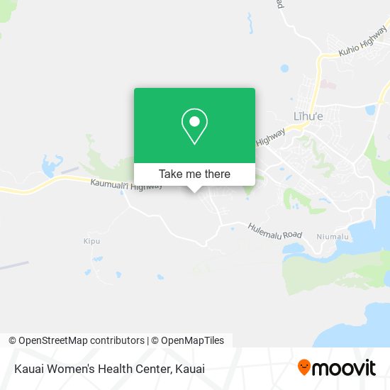 Mapa de Kauai Women's Health Center