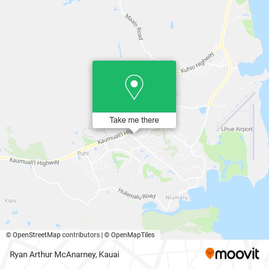 Mapa de Ryan Arthur McAnarney