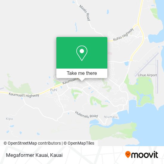 Mapa de Megaformer Kauai