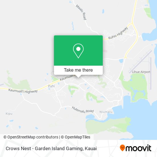 Crows Nest - Garden Island Gaming map