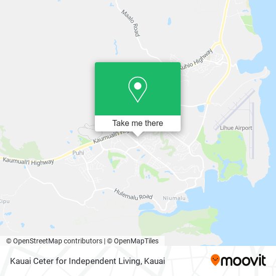 Mapa de Kauai Ceter for Independent Living