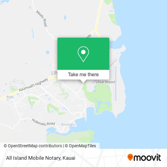 All Island Mobile Notary map