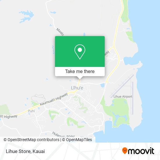 Lihue Store map