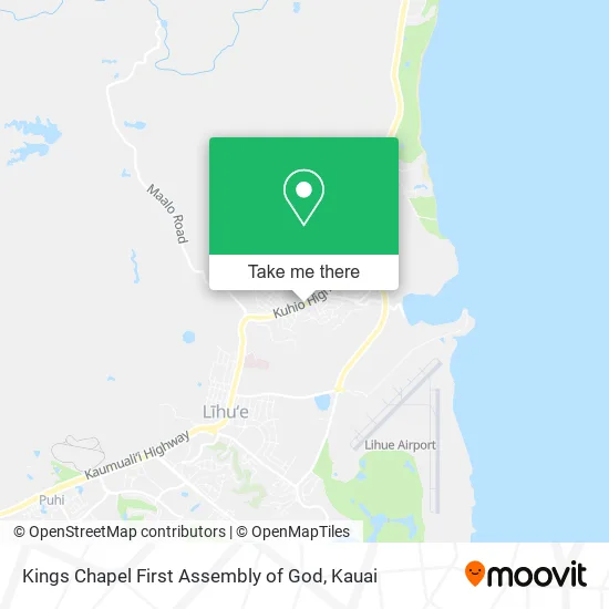 Kings Chapel First Assembly of God map