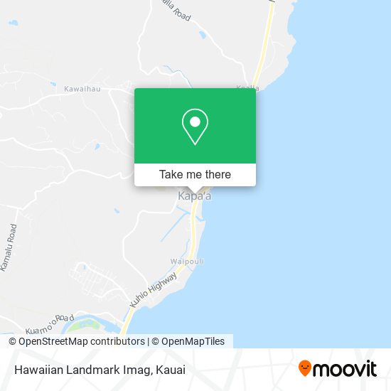 Hawaiian Landmark Imag map