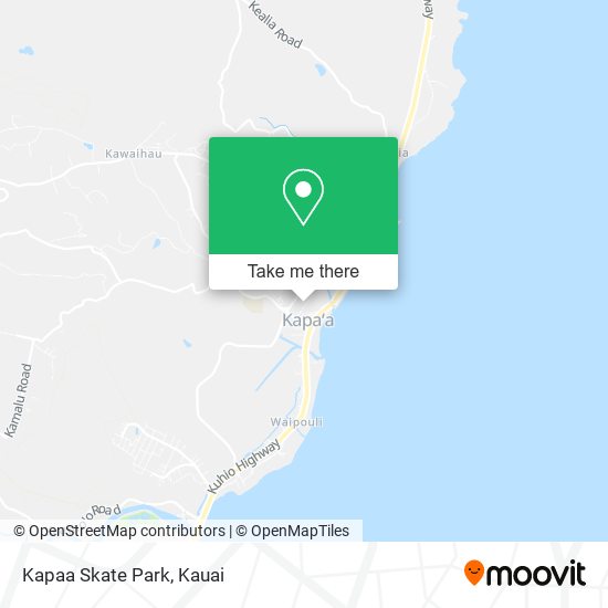 Mapa de Kapaa Skate Park
