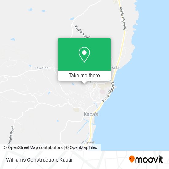 Mapa de Williams Construction