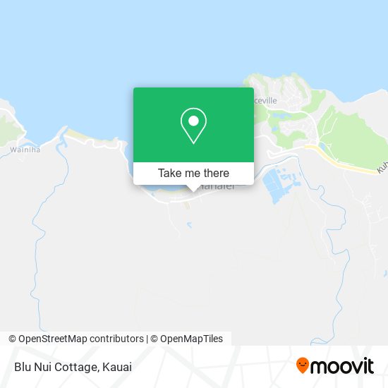 Mapa de Blu Nui Cottage