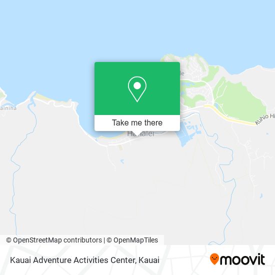 Mapa de Kauai Adventure Activities Center