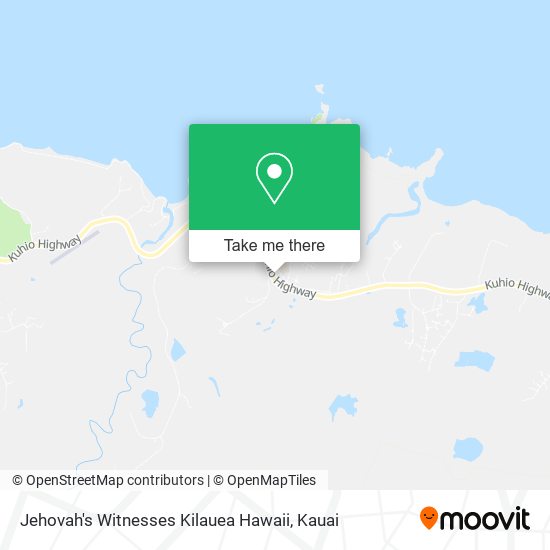Mapa de Jehovah's Witnesses Kilauea Hawaii