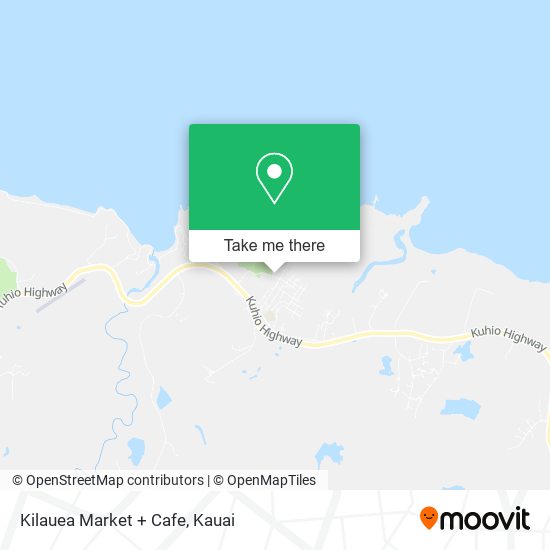 Kilauea Market + Cafe map