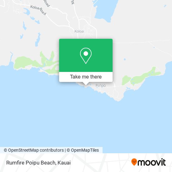 Mapa de Rumfire Poipu Beach