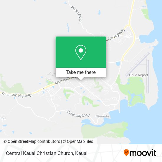 Central Kauai Christian Church map