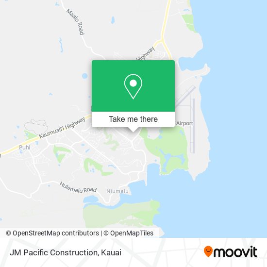 Mapa de JM Pacific Construction