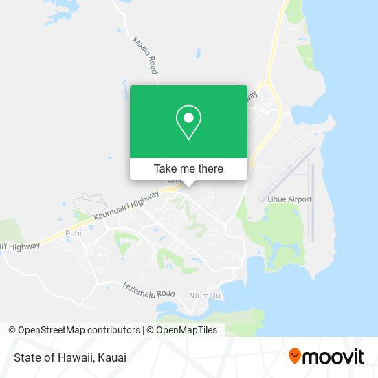 Mapa de State of Hawaii