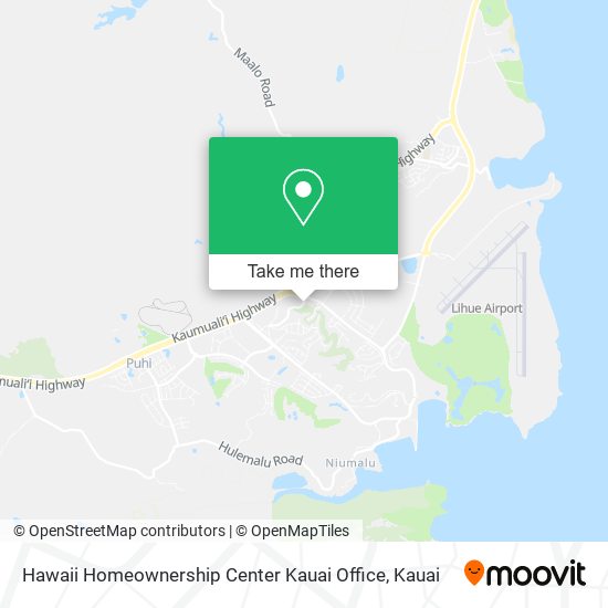 Hawaii Homeownership Center Kauai Office map