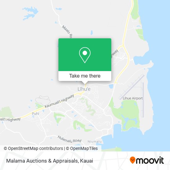 Mapa de Malama Auctions & Appraisals