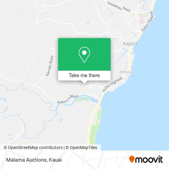 Mapa de Malama Auctions