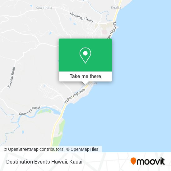 Destination Events Hawaii map