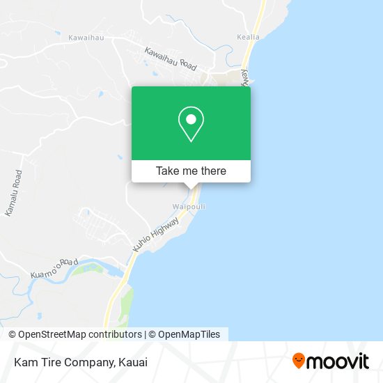 Kam Tire Company map