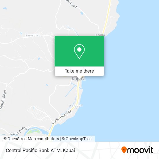Mapa de Central Pacific Bank ATM