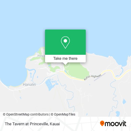 The Tavern at Princeville map