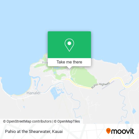 Pahio at the Shearwater map