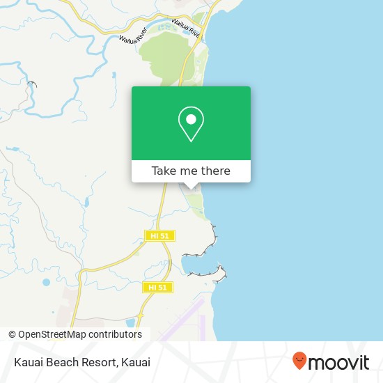 Kauai Beach Resort map