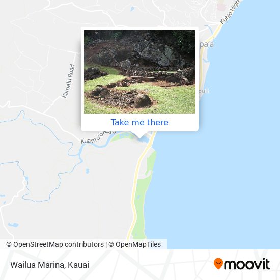 Mapa de Wailua Marina