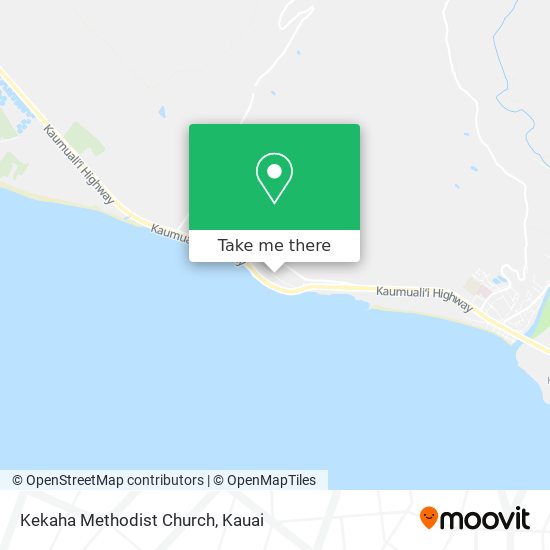 Kekaha Methodist Church map